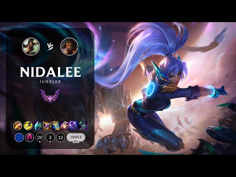 Nidalee Jungle vs Jarvan IV - EUW Master Patch 13.14