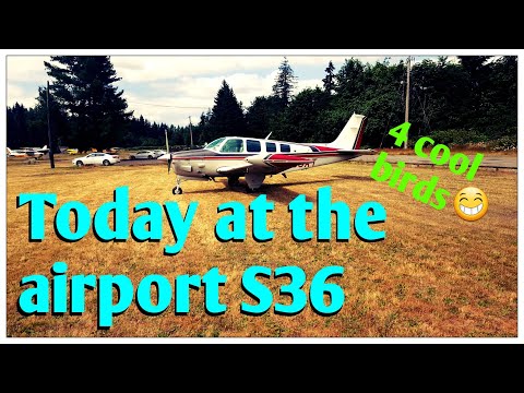 Beechcraft Turbo A36 Bonanza, Cessna 180, Cessna P210 and a Mooney.