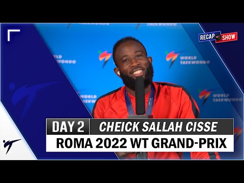CHEICK SALLAH CISSE POST FIGHTS INTERVIEW - ROMA 2022 WT GRAND PRIX