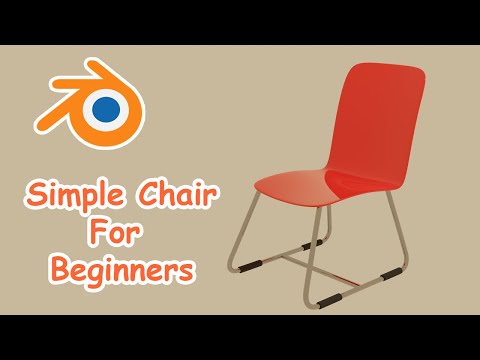 How to make Simple chair in blender 2.83 | Blender Beginner Tutorial