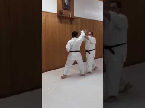 Karate Funakoshi Sensei Throws - Komenage