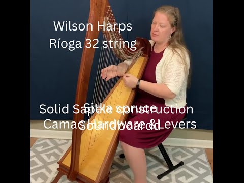 Wilson Harps Ríoga 32 Celtic Lever Harp [Handcrafted] Bild 9