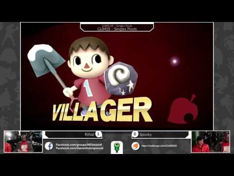 GUMS05 Singles (Pools) - Spooky (Ryu) vs Kitkat (Villager)