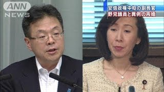 総理官邸No.3世耕官房副長官、野党議員と異例の再婚13/09/11