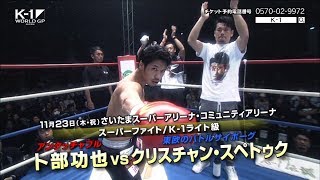 11月23日 K-1 WORLD GP 2017 JAPAN ～初代ヘビー級王座決定トーナメント～ TV-CM2