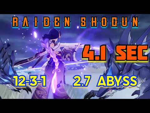 RAIDEN 12-3-1 in 4.1 SEC - 2.7 ABYSS
