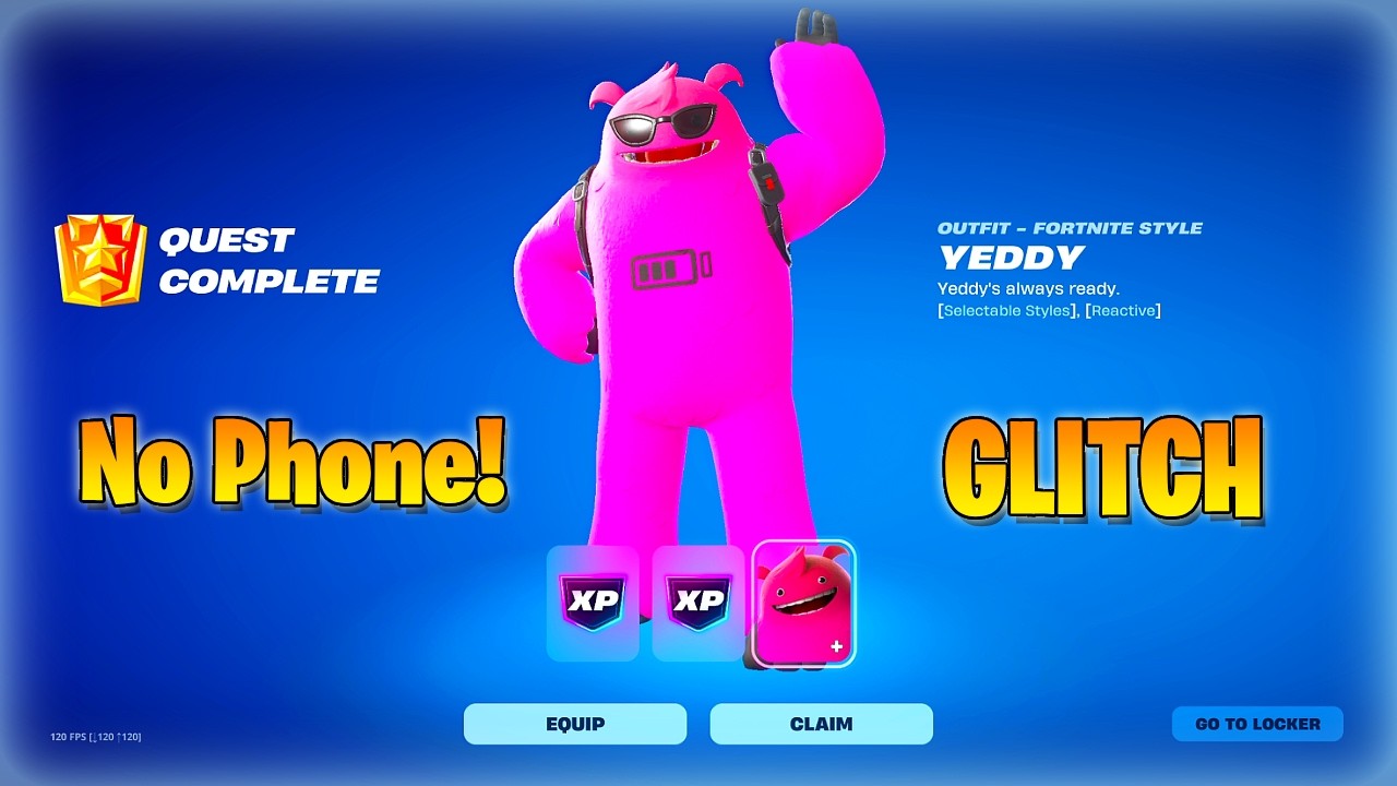 How To Get The Exclusive *YEDDY* Mobile Skin Without using a Phone (Glitch)