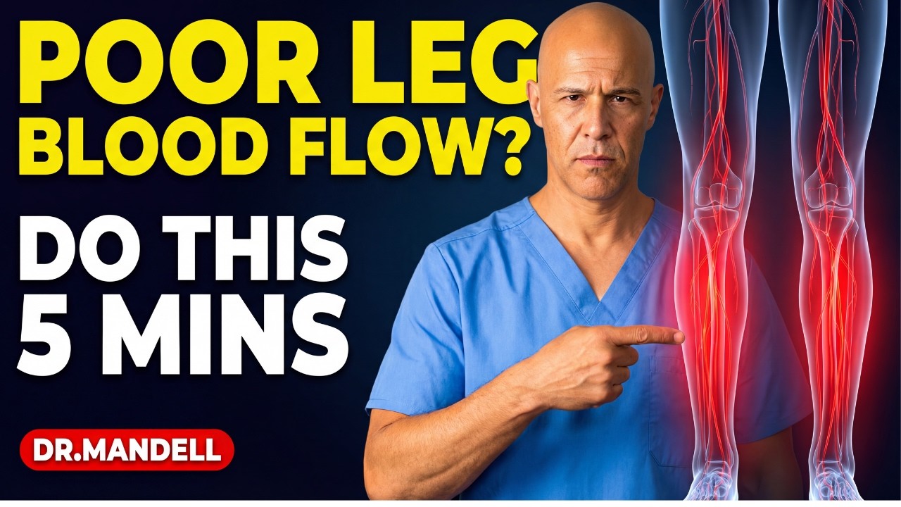 Poor Leg Circulation? Try This 30-Second Test + 3 Fast Fix Exercises | Dr. Alan Mandell