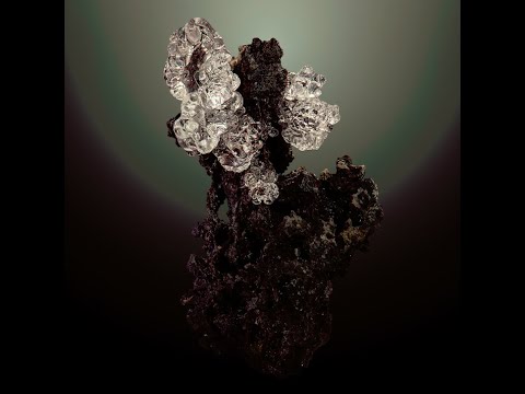 Highly fluorescent hyalite opal specimen from Hungary 35x57x30mm #0177