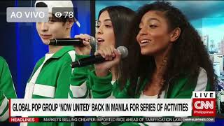 Now United sings Afraid of Letting Go Acoustic on CNN Philippines