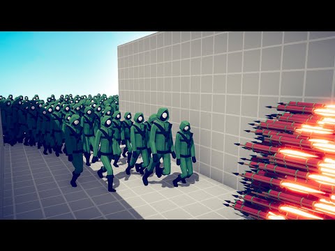 100x ZOMBIE SQUID GAME vs EVERY GOD - TABS | Totally Accurate Battle Simulator 2022