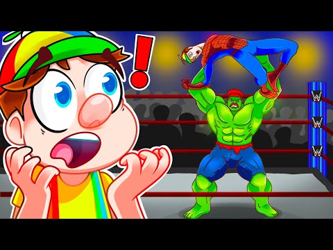 WWE But We Are SUPERHEROS...