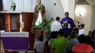preview picture of video 'Msza Święta -  Puerto Fermin El Tirano - Iglesia del Carmen'