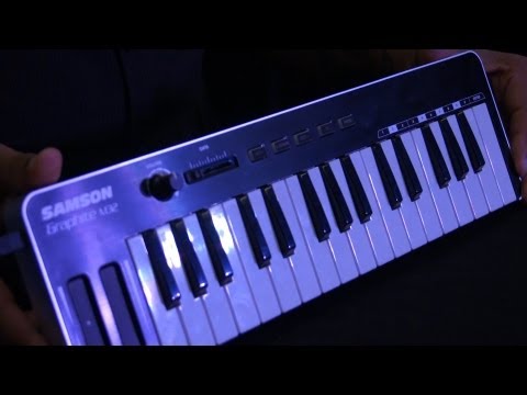 Samson Graphite M32 mini USB MIDI controller overview with Kenneth Crouch