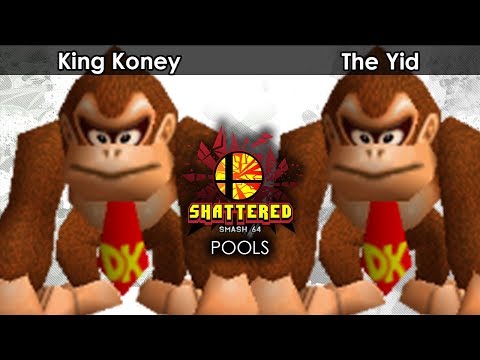 Smash 64: SMT | King Koney (Donkey Kong) V The Yid (Donkey Kong/Yoshi) - Shattered 95 SSB64
