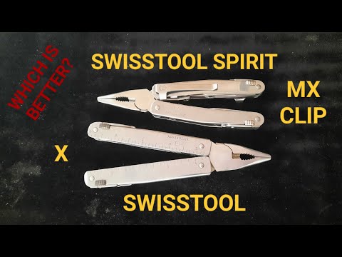 VICTORINOX SWISSTOOL X  vs  VICTORINOX SWISSTOOL SPIRIT MX CLIP:   @maxlvledc