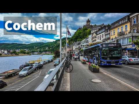 Cochem, Germany! Walking tour of the city and a visit to the main attraction, Reichsburg Cochem | 4K