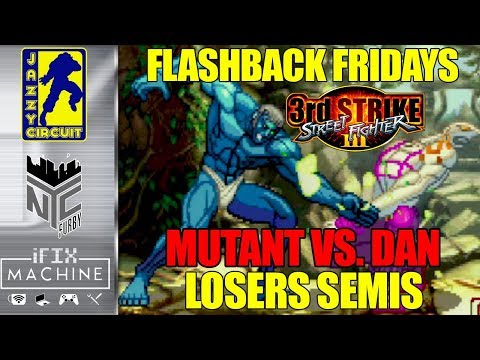 [ Street Fighter 3S ] Flashback Fridays - Losers Semis - Mutant vs Dan (1080p/60fps)