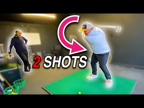 How to Fix your Golf Swing in Only 2 Shots 😳