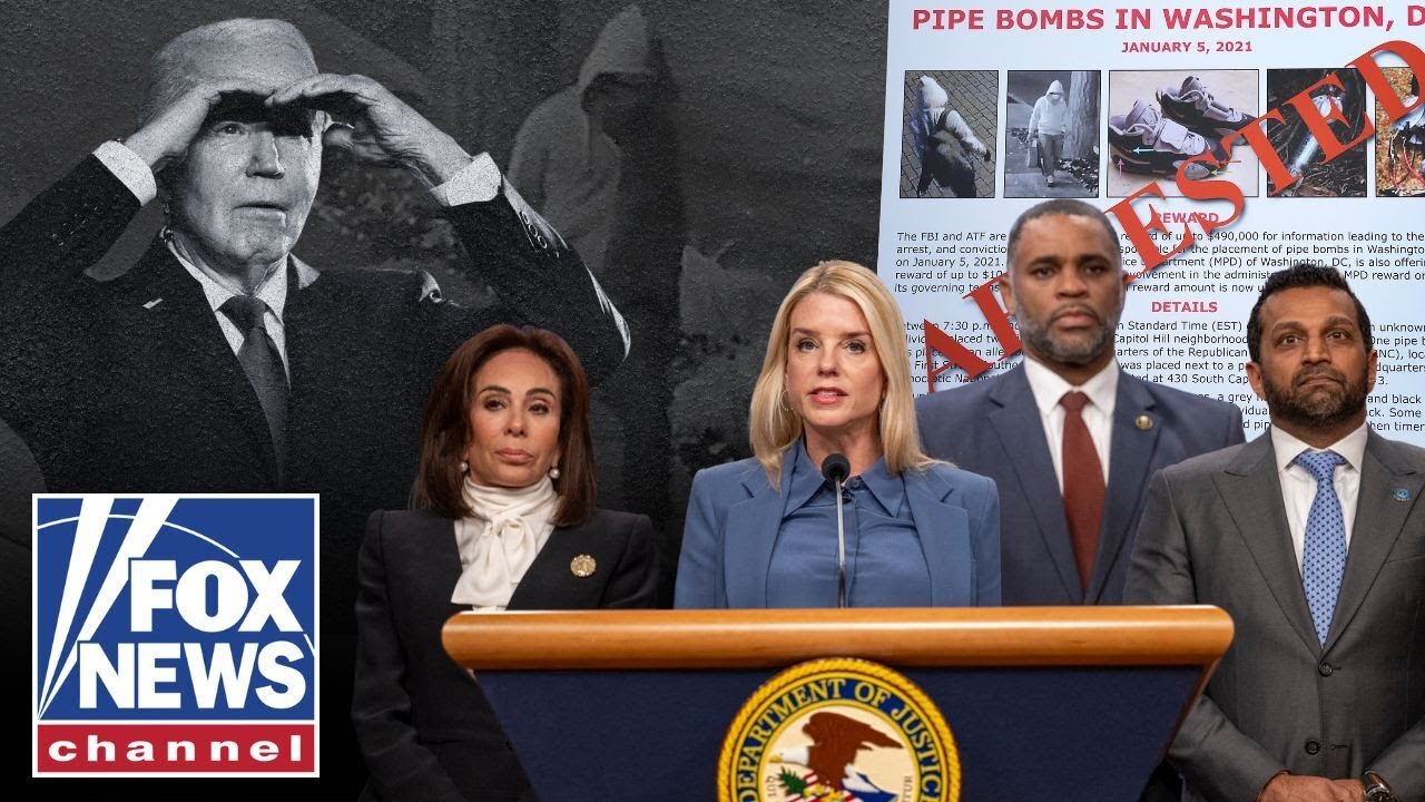 'COLLECTING DUST': FBI make arrest in January 6 pipe bomb case that 'languished' under Biden