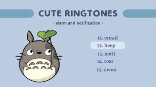 Cute Ringtones | alarm and notification (free download)