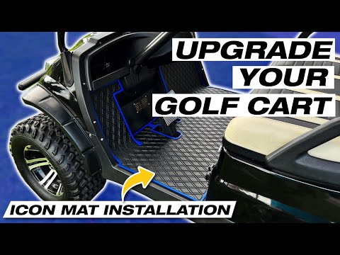 How To Install an Xtreme Mat On an ICON or Advanced EV Golf Cart - Full Coverage Floor Mat Install