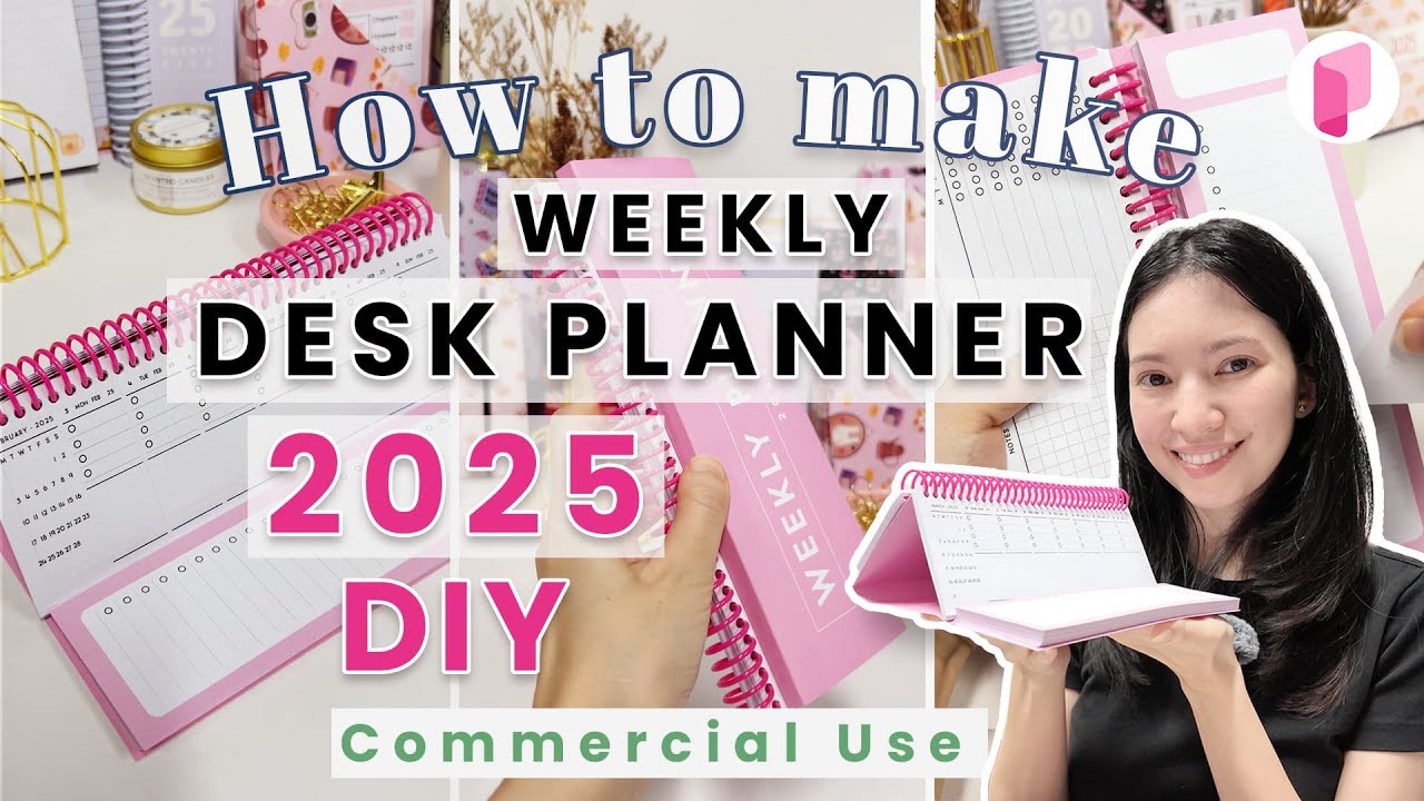 DIY 2025 Weekly Desk Planner - Tutorial