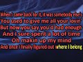 Brett Eldredge Waited Too Long (karaoke) (by request)