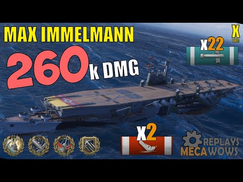 Max Immelmann 2 Kills & 260k Damage | World of Warships Gameplay