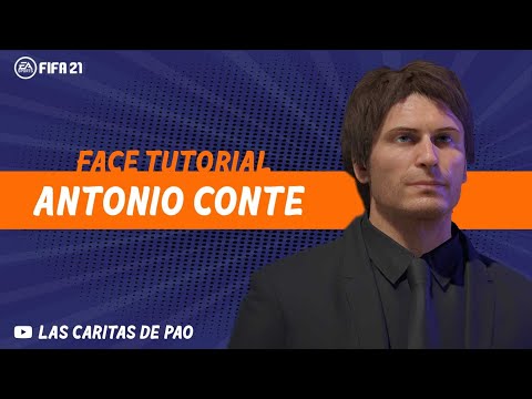 How to Create Antonio Conte FACE FIFA 21 Lookalike Career Mode