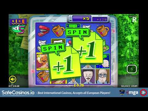 Max win on Nine To Five (NoLimit City)