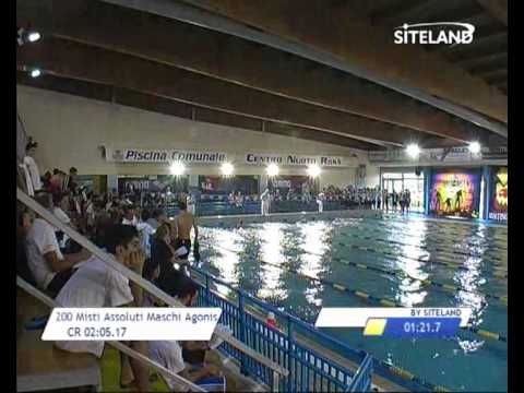 Serie 2 dei 200 Misti  Assoluti Maschi Agonisti - Meeting di Halloween 2013 9 Trofeo citta' di Rosa