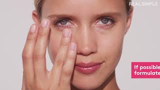 HOW TO FIX RED PUFFY EYES AFTER CRYING BY REALSIMPLE