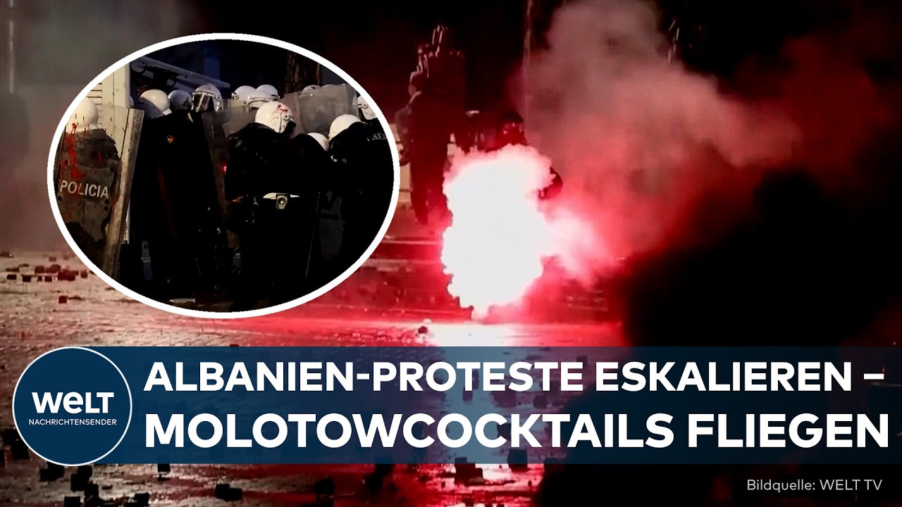 ALBANIEN: Proteste gegen Regierungschef Edi Rama eskalieren – Gewalt bei Zusammenstößen mit Polizei