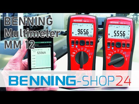 BENNING MM 12   TRUE RMS Digital Multimeter mit Logging Funktion