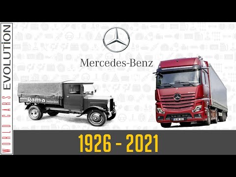 W.C.E.-Mercedes-Benz Trucks Evolution (1926 - 2021)