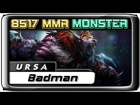 Dota 2 Badman Ursa 8517 MMR Gameplay