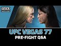 UFC Vegas 77: Holm vs. Bueno Silva LIVE Stream | Pre-Fight Q&A | MMA Fighting
