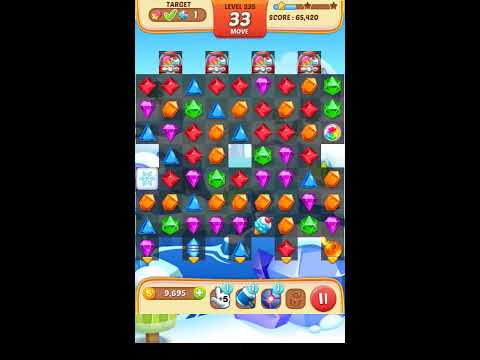 Jewel Match King Level 235 - Walkthrough ( No Booster )