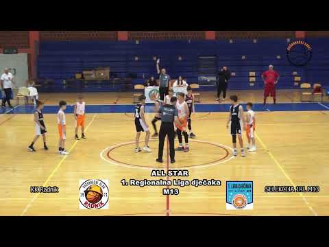 ALL STAR 2025 1. Regionalna liga dječaka M13 Radnik-Selekcija lige
