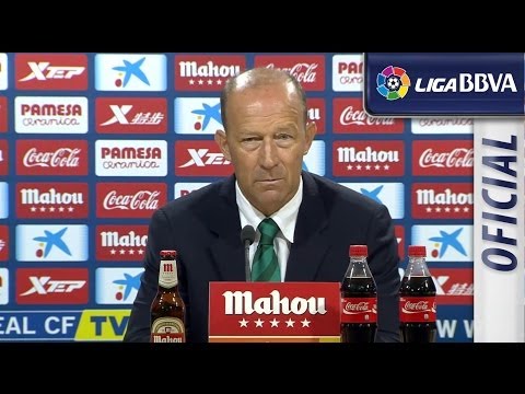 Rueda de Prensa de Calderón tras el Villarreal CF (1-1) Real Betis - HD