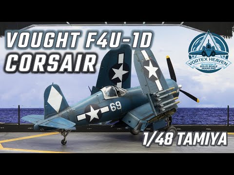 1/48 TAMIYA Vought F4U-1D Corsair - Timelapse Build