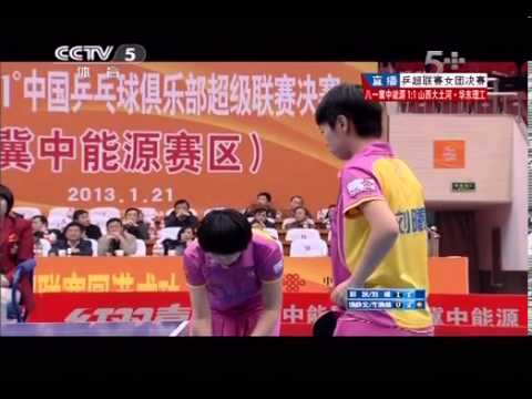 2012/13 CTTSL (ws-f/1st leg) Guo Yue / Liu Xi Vs Rao Jingwen / Che Xiaoxi  [Full Match/Chinese]