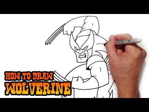 How to Draw Wolverine- Step by Step Video Lesson