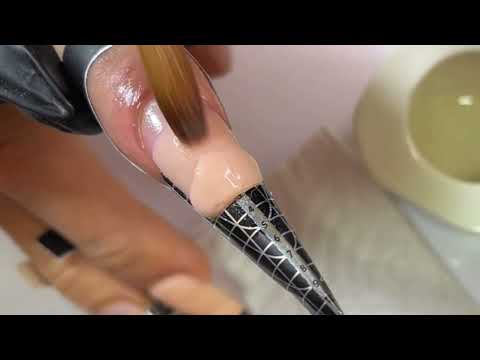 💖UÑAS ESCULPIDAS CON ACRÍLICO/ POSICIÓN DE PERLAS✨💅 #uñasacrilicas #uñasesculpidas #acrilicas