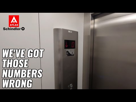 Wrong Numbering: Atlas Schindler Smart 8DF MRL Elevator - Clothing Store - MG, BR