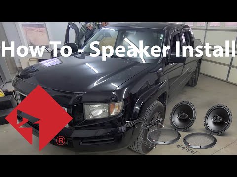How To Install Car Audio Speaker / Speaker System / Door Speaker Install - 2007-2016 Honda Ridgeline