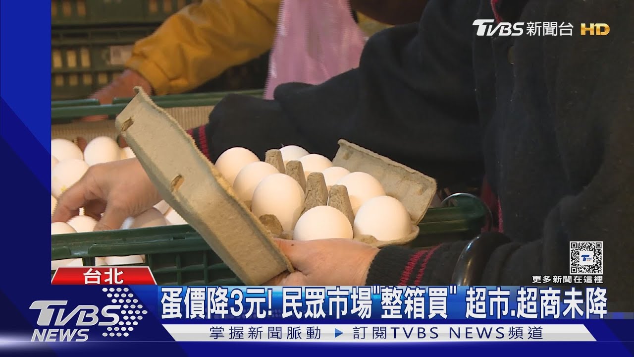 蛋價降3元！民眾市場「整箱買」　超市、超商未降