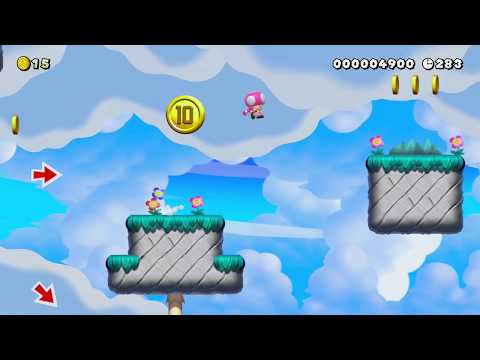 Super Mario Maker 2 Level Showcase Junior World: Sky Acrobatics