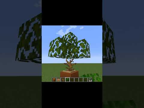 Realistic Small Plant In Minecraft #shorts #youtubeshorts